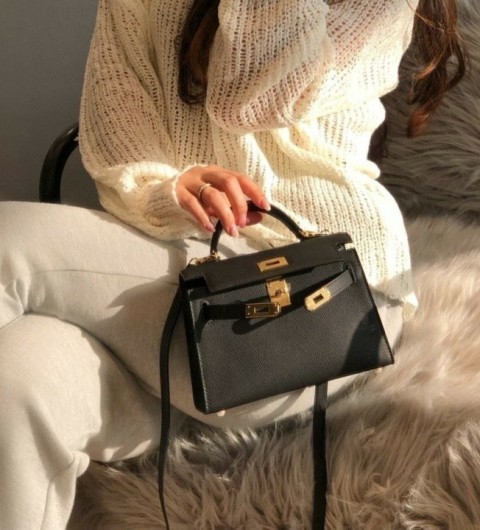 에르메스 복스 미니 켈리투20 블랙 금장