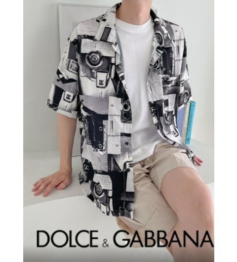 돌체앤가바나 카메라 디지털 셔츠 (2color)