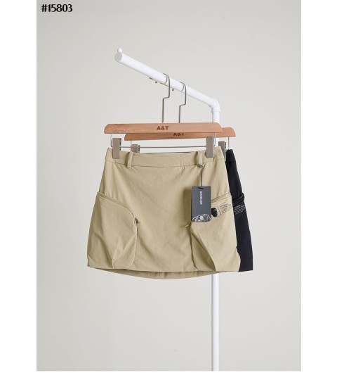 어메이징크리 여성 에어서킷 에어홀 카고 스커트 - 2 Color