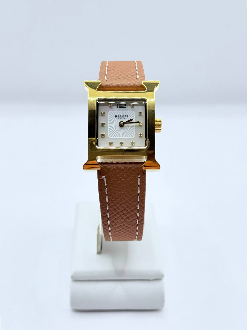 에르메스 h 아워 다이아 워치 (국내공장 AS가능)