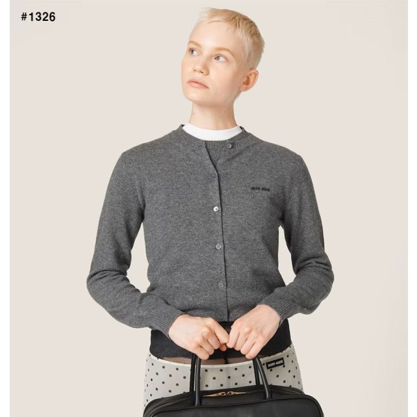 미우미우 라운드 울 니트 가디건-레플리카 사이트 쇼핑몰