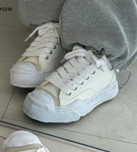 메종 미하라 야스히로 행크 OG 스니커즈 - 화이트