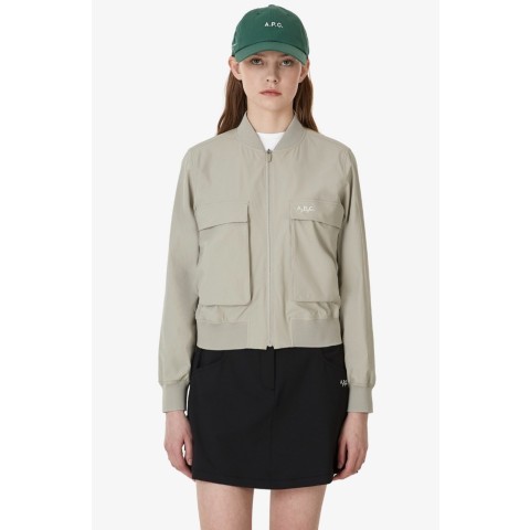 A.P.C GOLF [아페쎄 골프] 블루종 스타일의 포켓 포인트 점퍼