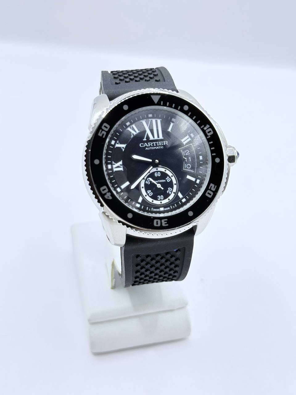 까르띠에 칼리브 드 다이버 은장 (국내공장 AS가능)
