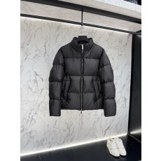 디올 오블리크 다운 자켓 블랙 나일론 자카드