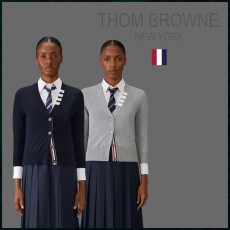 톰브라운 여성 사선 저지 스티치 V넥 가디건 (풀박스) - 2 Color