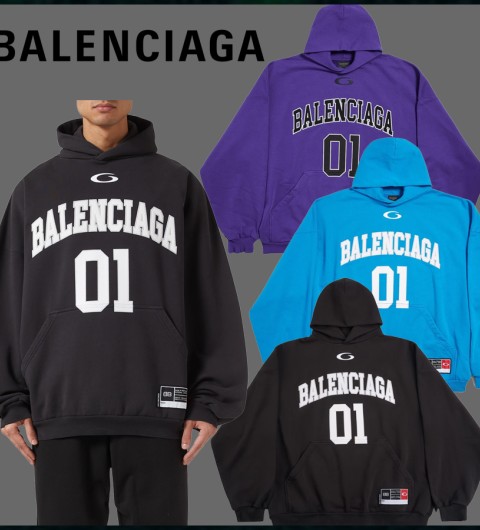 발렌시아가 바스켓볼 시리즈 후드티 - 4 Color