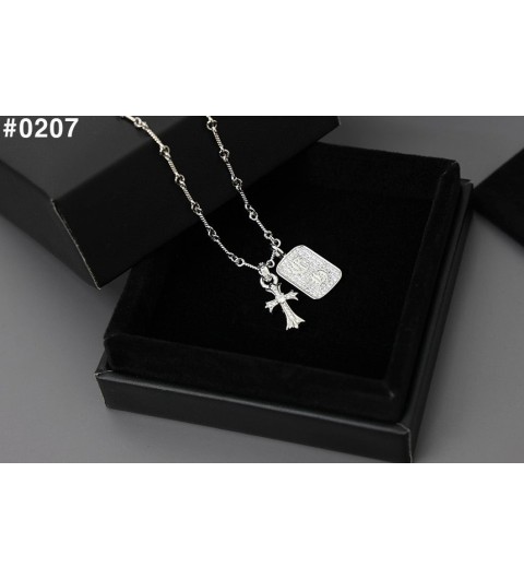 크롬하츠 CH파베다이아 크로스 펜던트 목걸이