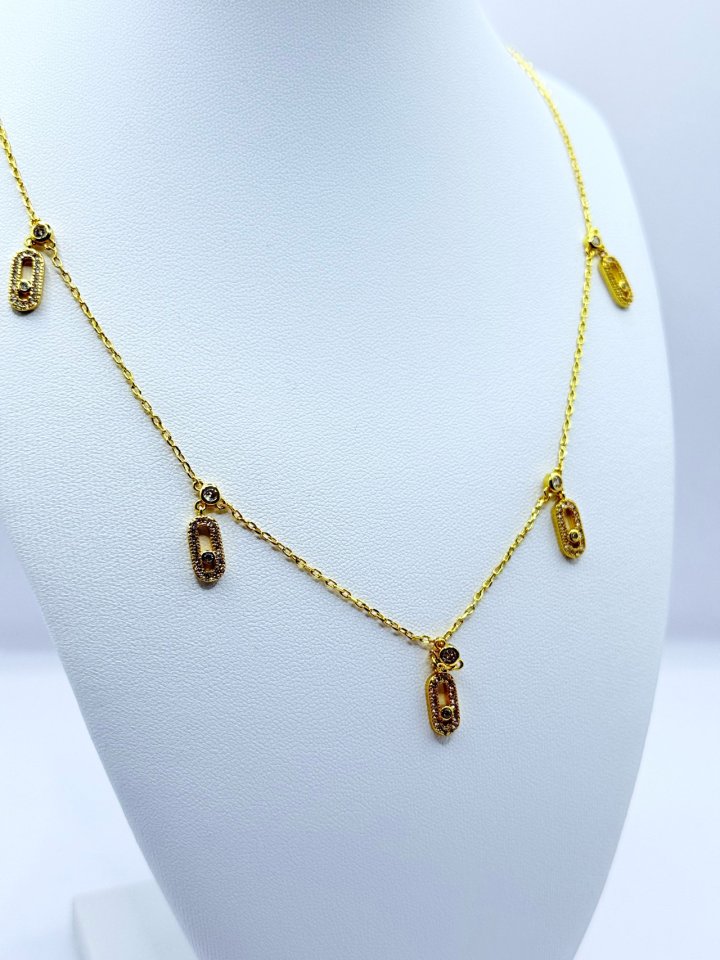 메시카 마이퍼스트 목걸이 골드