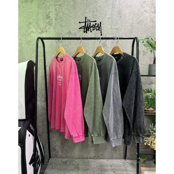 나이키 X 스투시 자수로고 피그먼트 긴팔 (4color)-레플리카 사이트 쇼핑몰