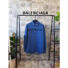 발렌시아가 데님 자수셔츠 (2color)