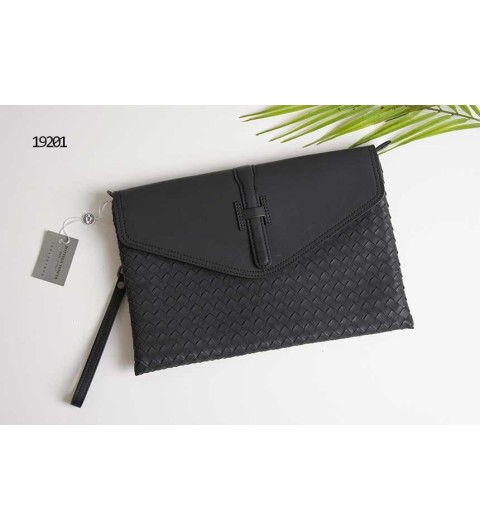 보테가베네타 인트레치아토 플랩 클러치