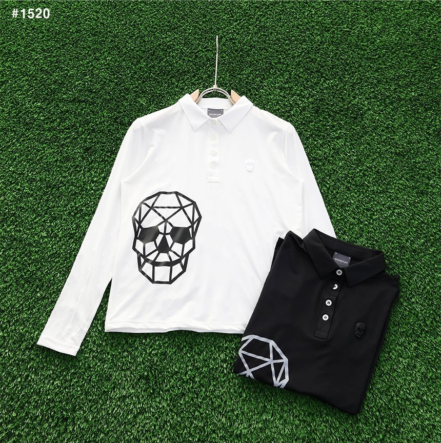 어메이징크리 빅 스컬 프린팅 기능성 티셔츠