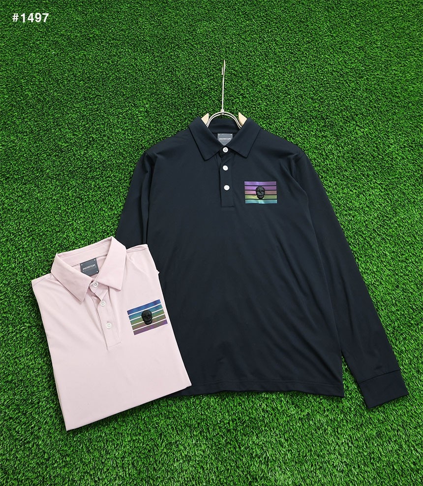 어메이징크리 기능성 긴팔 카라 티셔츠 - 2 Color