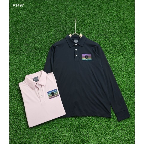 어메이징크리 기능성 긴팔 카라 티셔츠 - 2 Color