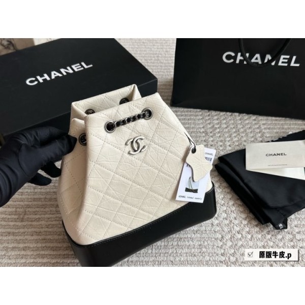 샤넬 가브리엘 백팩 - 화이트-레플리카 사이트 쇼핑몰