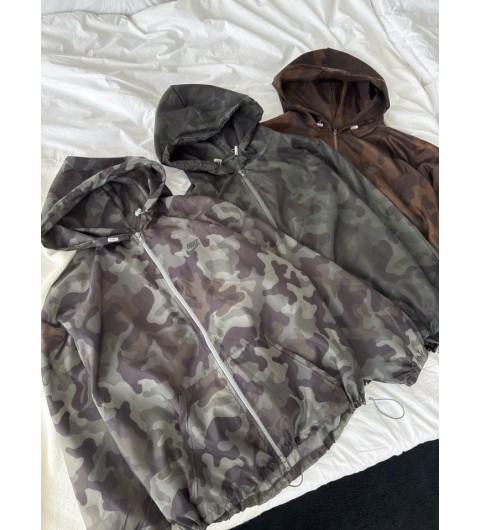 나이키 카모 후드바람막이 (3color)