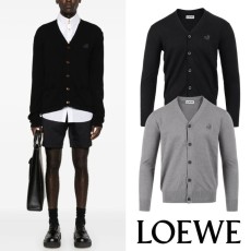 로에베 25FW. 신상 아나그램 자수 울 가디건 (2color)