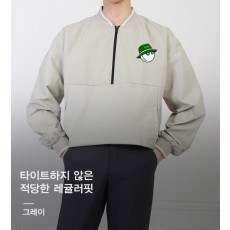 말본 반집업 시보리 맨투맨 (3color) -20396