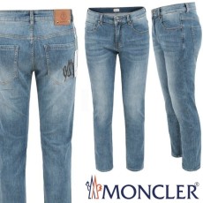 몽클레어 그레노블 패치 슬림 일자진