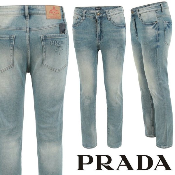 프라다 클래식 엠보 로고 슬림 일자진-레플리카 사이트 쇼핑몰