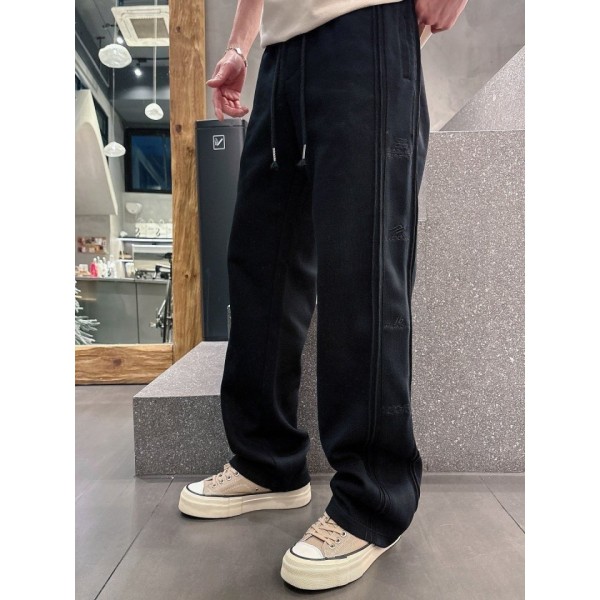 발렌시아가 블랙 자수 트레이닝 팬츠-레플리카 사이트 쇼핑몰