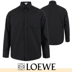 로에베 아나그램 자수 세미 오버 셔츠