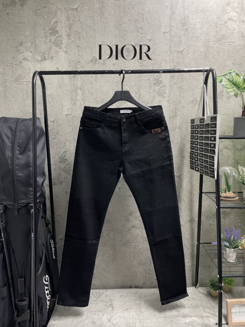 디올 블랙 패치진