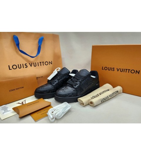 루이비통 LV 트레이너 스니커즈 블랙 - 고급버전