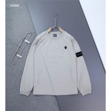 어메이징크리 하이브리드 원드브레이크 라운드 맨투맨 - 2 Color