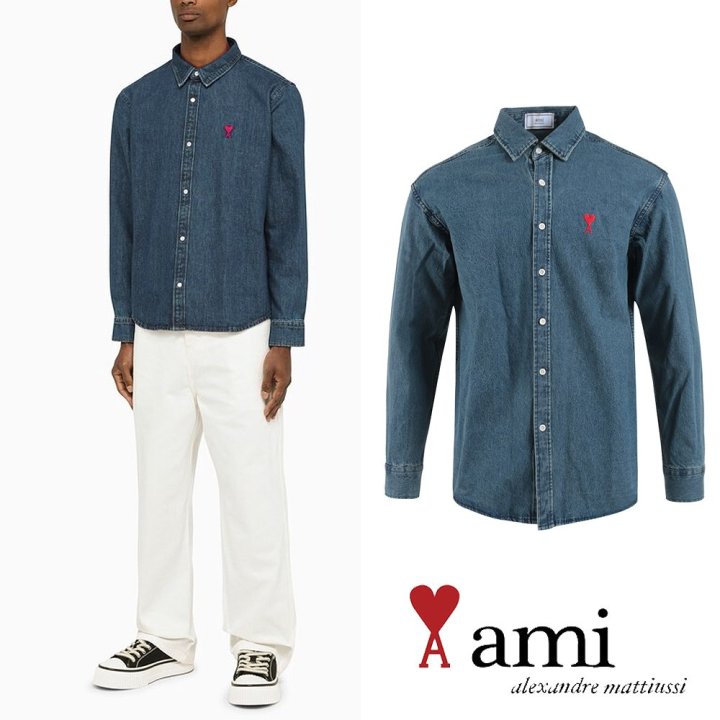 아미 드 꾀흐 데님 셔츠