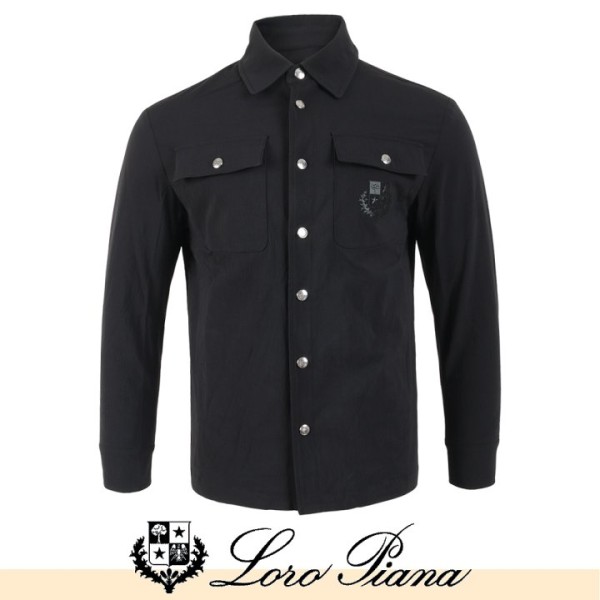 로로피아나 투포켓 자수로고 코튼스판자켓-레플리카 사이트 쇼핑몰