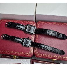 까르띠에 산토스 블랙 2size (커플)