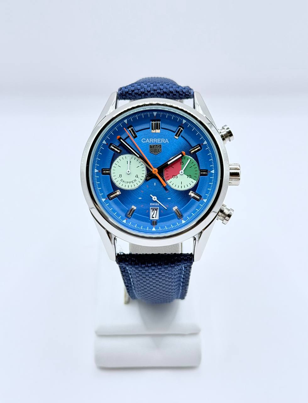 태그호이어 까레라 크로노그래프 스키퍼 (국내공장 AS가능)