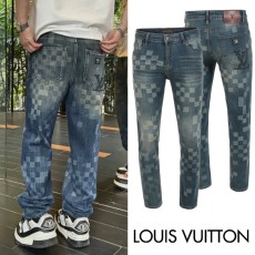 루이비통 멀티 다미 프린트 워싱 슬림진