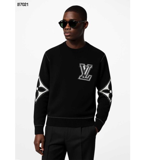 루이비통 LV 플라워 인타르시아 니트 풀오버