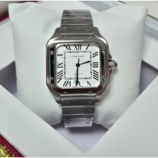 까르띠에 산토스 실버 (남성) -풀구성품-