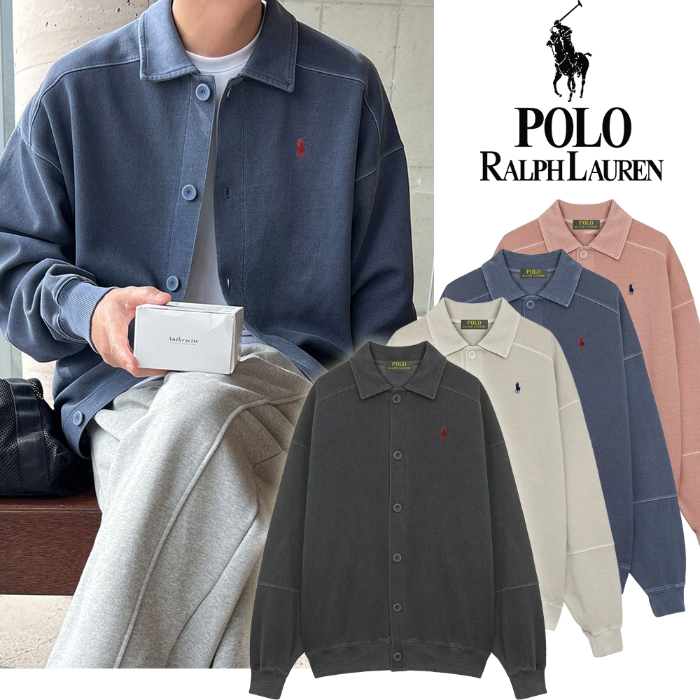 폴로 랄프로렌 피그먼트 카라넥 가디건 (4color) -20428