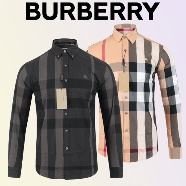 버버리 클래식 체크 포플린 코튼 NB 셔츠 (2color)-레플리카 사이트 쇼핑몰