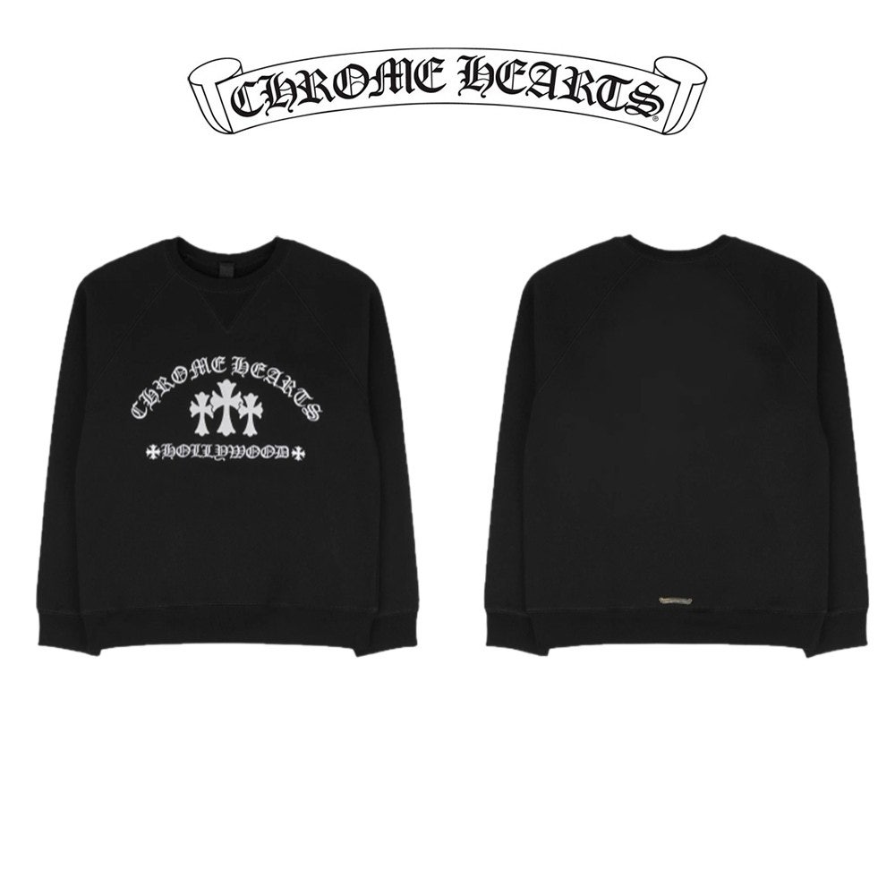 크롬하츠 크로스 자수 맨투맨