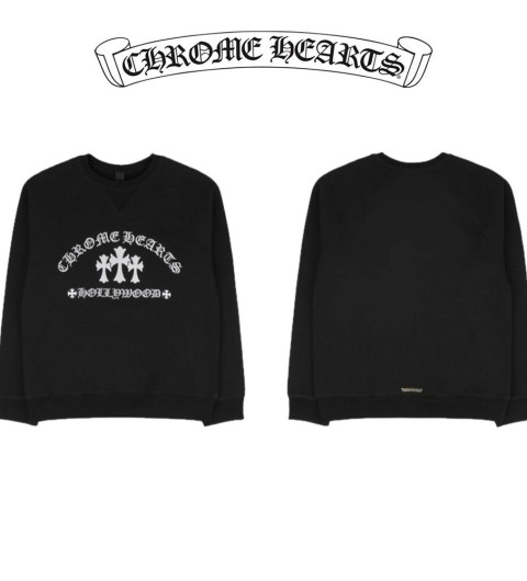 크롬하츠 크로스 자수 맨투맨