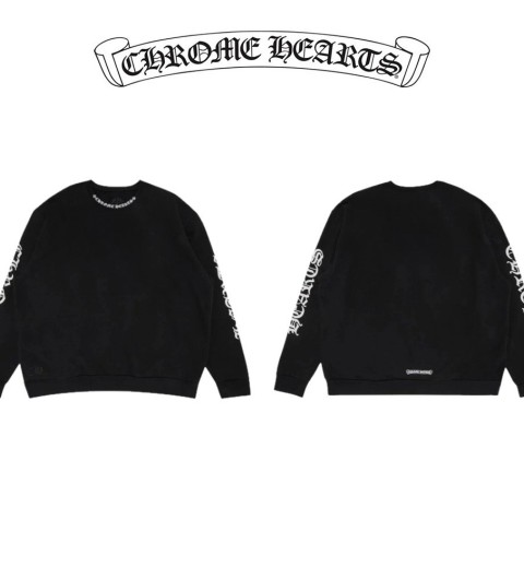 크롬하츠 라운드 나염 맨투맨