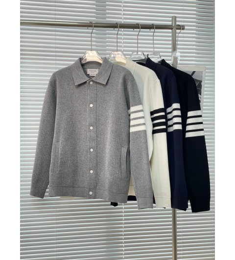 톰브라운 4BAR 카라 가디건 - 4 Color