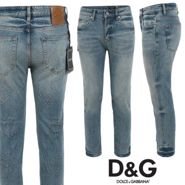 돌체앤가바나 스크레치 전판 로고 슬림 일자진-레플리카 사이트 쇼핑몰