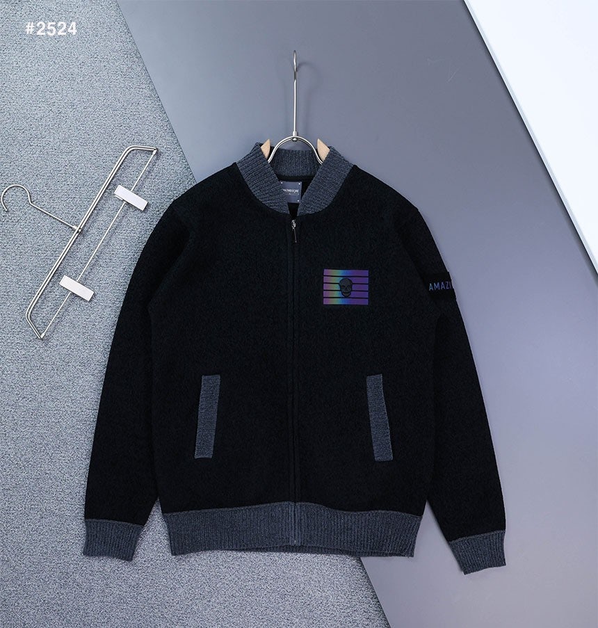 어메이징크리 아코디오 기모 스웨터 자켓 - 2 Color