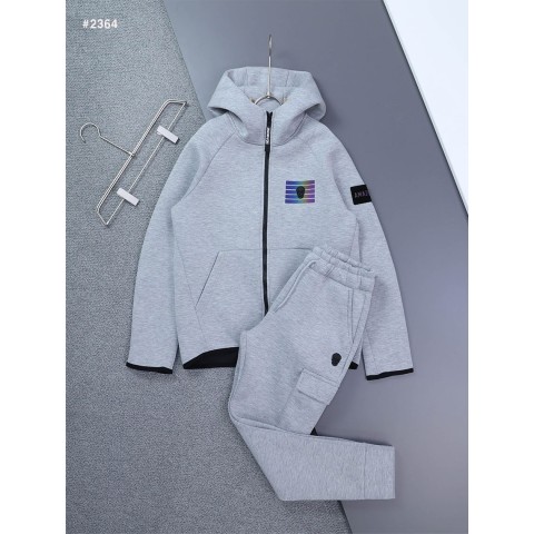 세일 - 어메이징크리 아코디오 패브릭 후드집업 + 조거팬츠 세트 - 2 Color