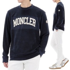 몽클레어 로고패치 유니버시티 티셔츠