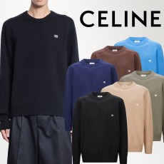 셀린느 울 캐시미어 크루넥 트리옹프 스웨터 (6color) -정품급-
