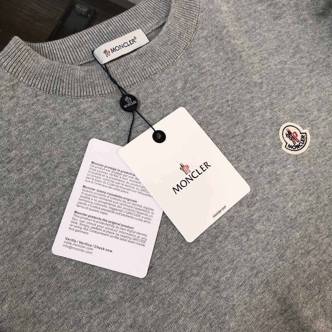 몽클레어 로고패치 베이직 니트 - 3 Color