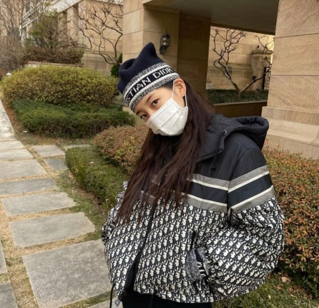 디올 여성 오블리크 크롭 다운패딩